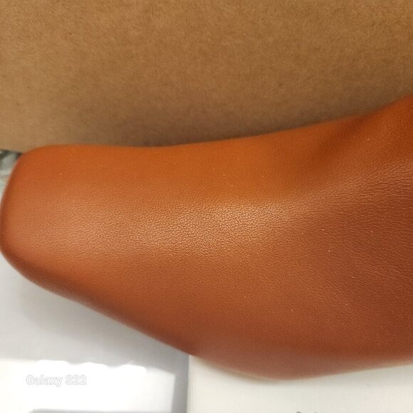 Vince Benita Leather Mule In Rust Amber. NIB. Size 7.5 - Picture 2 of 12